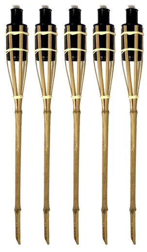 Moritz Gartenfackel 5x Gartenfackeln 90 cm braun, Ölverbrennung, Lampenöl Moritz Gartenfackel 5x Gartenfackeln 90 cm braun, Ölverbrennung, Lampenöl