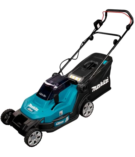 Makita Akkurasenmäher DLM432PT2, 43 cm Schnittbreite, mit 2 Akkus 18V/5 Ah LXT Makita Akkurasenmäher DLM432PT2, 43 cm Schnittbreite, mit 2 Akkus 18V/5 Ah LXT