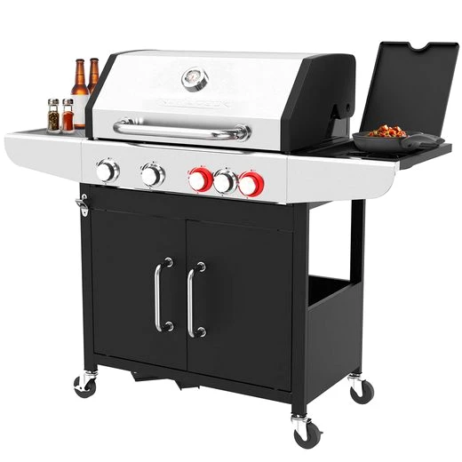ProfiCook Gasgrill PC-GG 1312, Gasgrill bis zu 450°C, Grillroste aus Gusseisen ProfiCook Gasgrill PC-GG 1312, Gasgrill bis zu 450°C, Grillroste aus Gusseisen