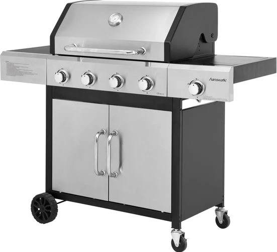 Hanseatic Gasgrill Rockford, BxTxH: 133x59x112 cm, 14,5 kW Gesamtleistung Hanseatic Gasgrill Rockford, BxTxH: 133x59x112 cm, 14,5 kW Gesamtleistung